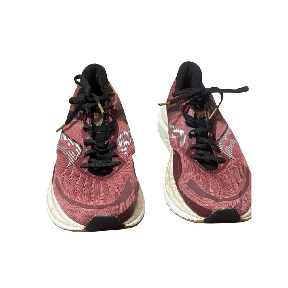 Saucony Tempus Running Shoes Mens Burgundy Good Stability Sneakers